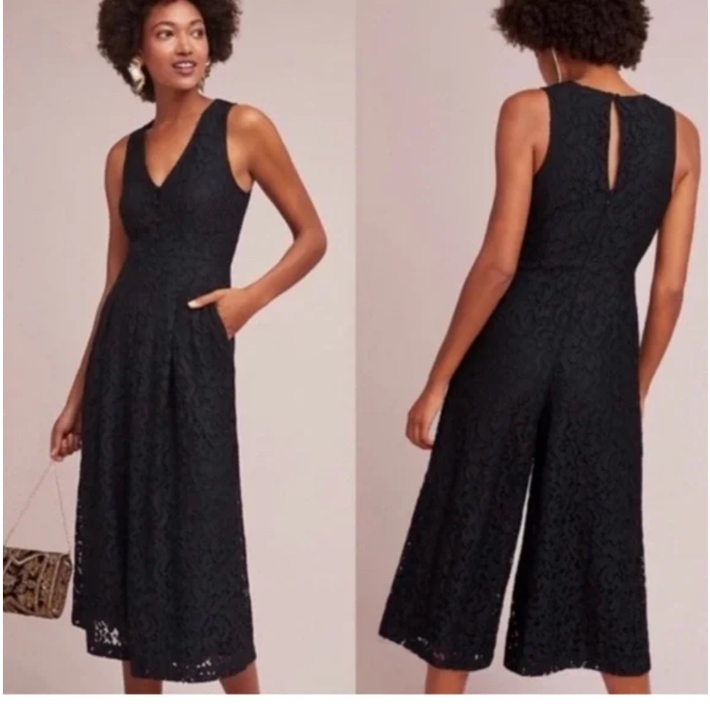 Anthropologie Moulinette Soeurs Jaeda Lace Jumpsuit